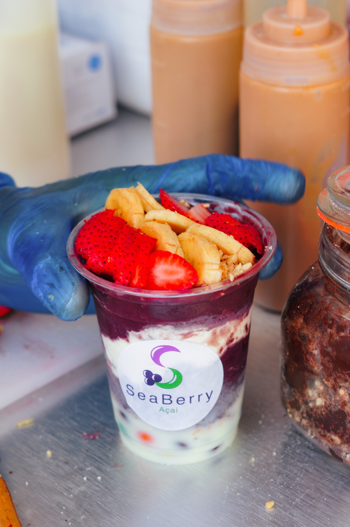 Fresh SeaBerry açaí bowl ready to serve
